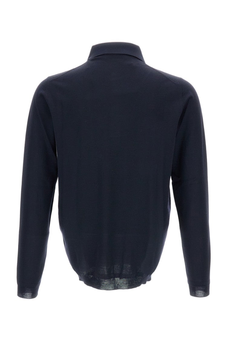Givenchy High-Neck Knit Sweater With Embossed Logo Detail