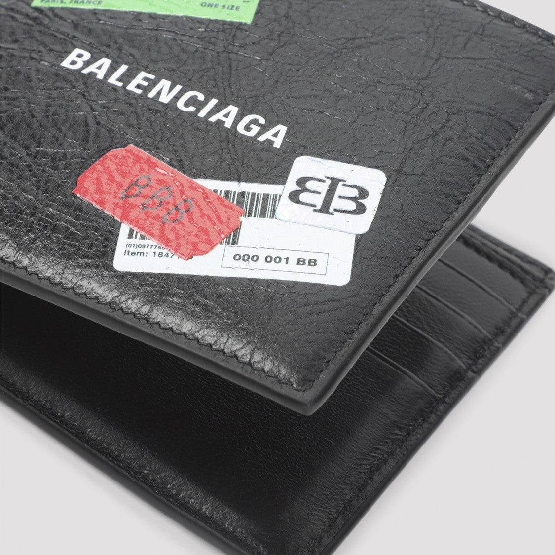 Balenciaga Cash Square Wallet With Textured Leather