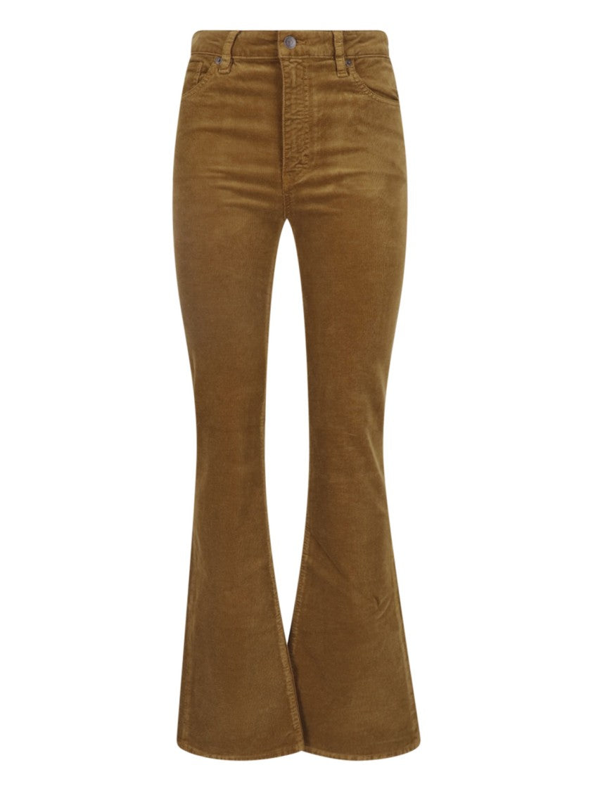 Frame Brown The Corduroy Reboot Corduroy Flared Pants