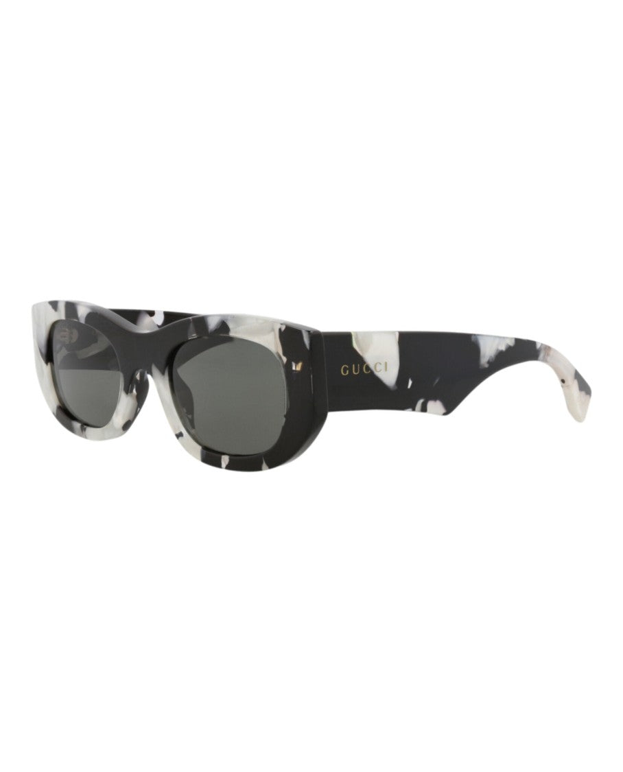 Gucci Round-Frame Recycled Acetate Sunglasses