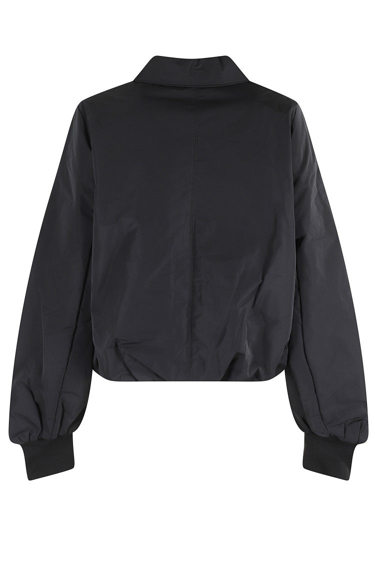 A.P.C. Cropped Blouson Jacket With Classic Shirt Collar