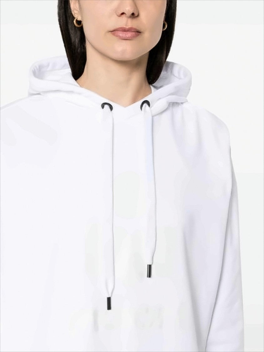 Isabel Marant Long-Sleeved Hoodie Dress With Subtle Tonal Logo