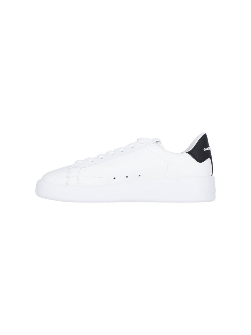 Golden Goose White Tonal Star Leather Low-Top Sneakers