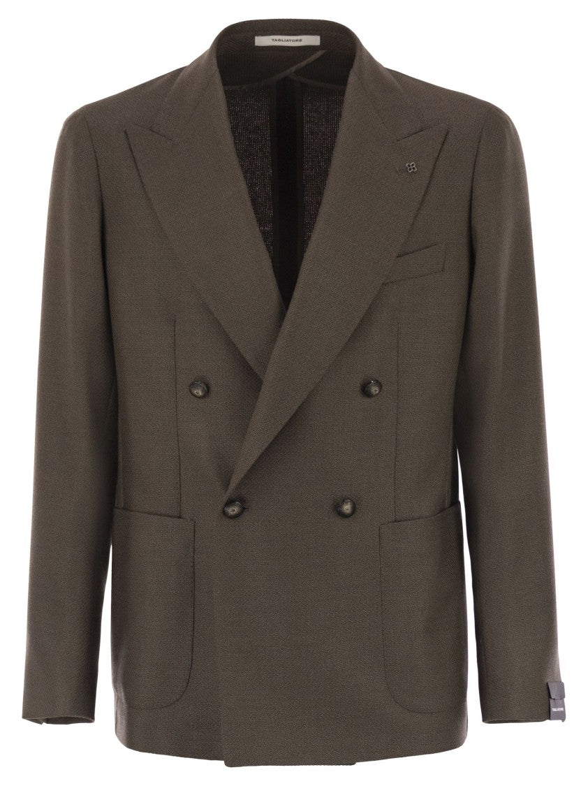 Tagliatore Warner Tobacco Jacket