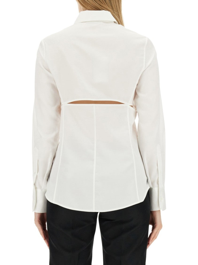 Helmut Lang Tailored White Cotton Shirt