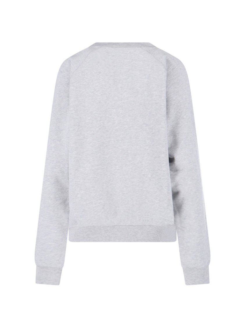 Vivienne Westwood "Orb" Crewneck Sweatshirt, In Grey Cotton