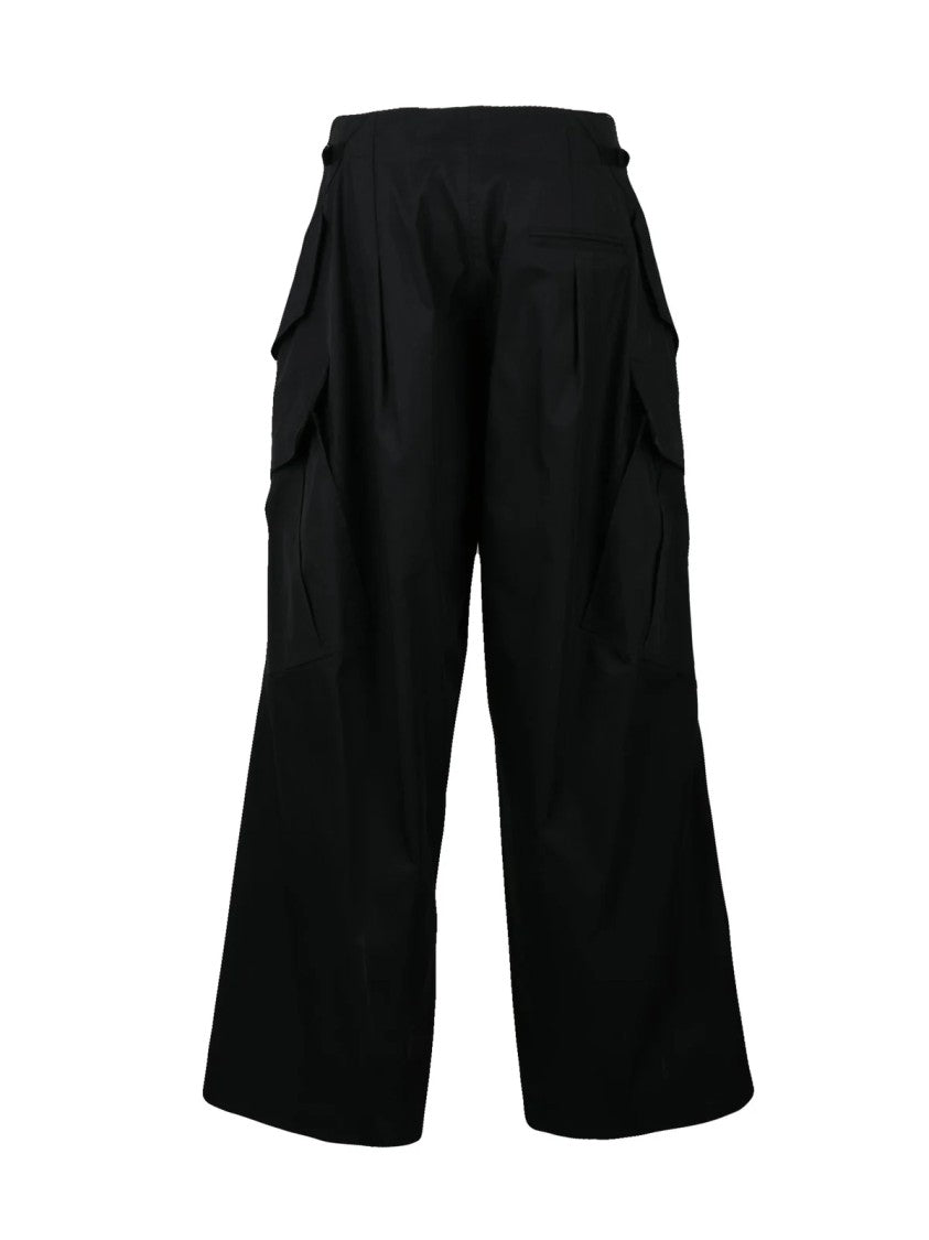 Alexander Mcqueen High-Waisted Cargo Pants - Black