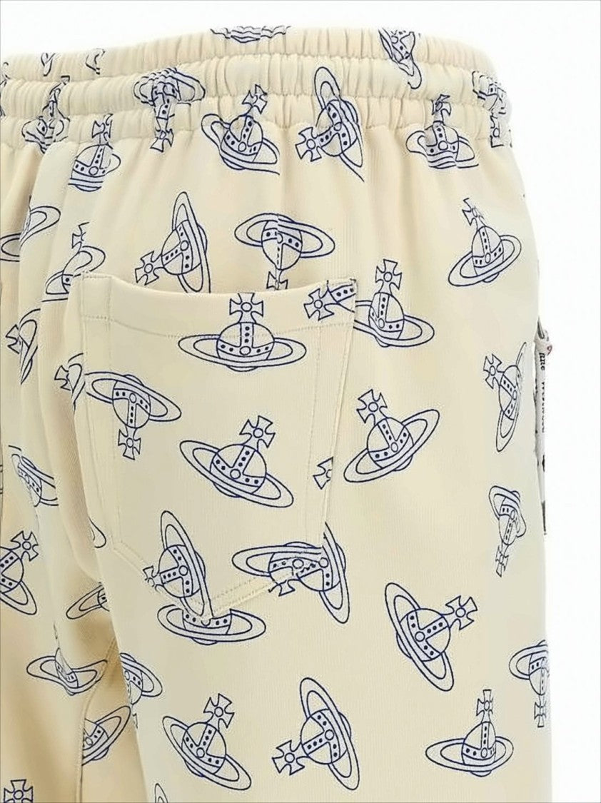 Vivienne Westwood Abstract Pattern Jogger Pants With Elastic Waistband