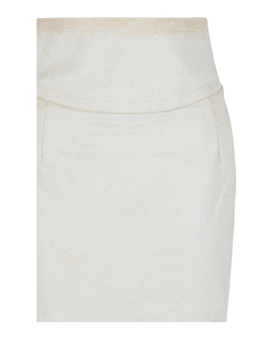 Givenchy Cutout Leather Pencil Skirt