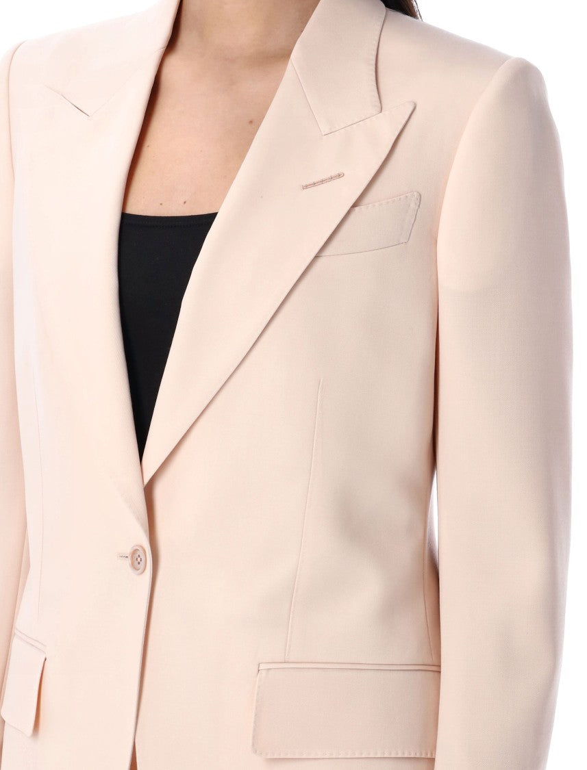 Tom Ford Blush Single-Breasted Blazer