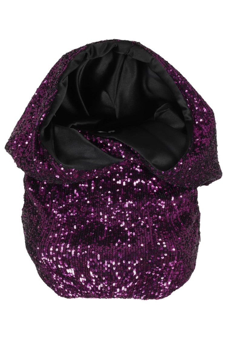 Nervi Sleeveless Hooded Top With Shimmering Zuze Pattern