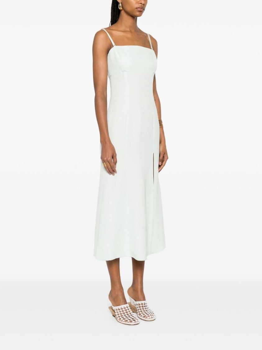 Twin-Set Square Neck Midi Dress