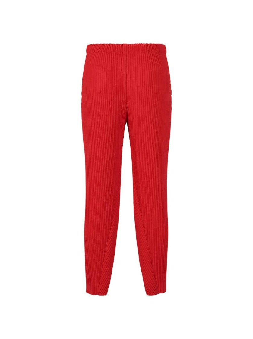Homme Plissé Issey Miyake Full-Length Pants - Red