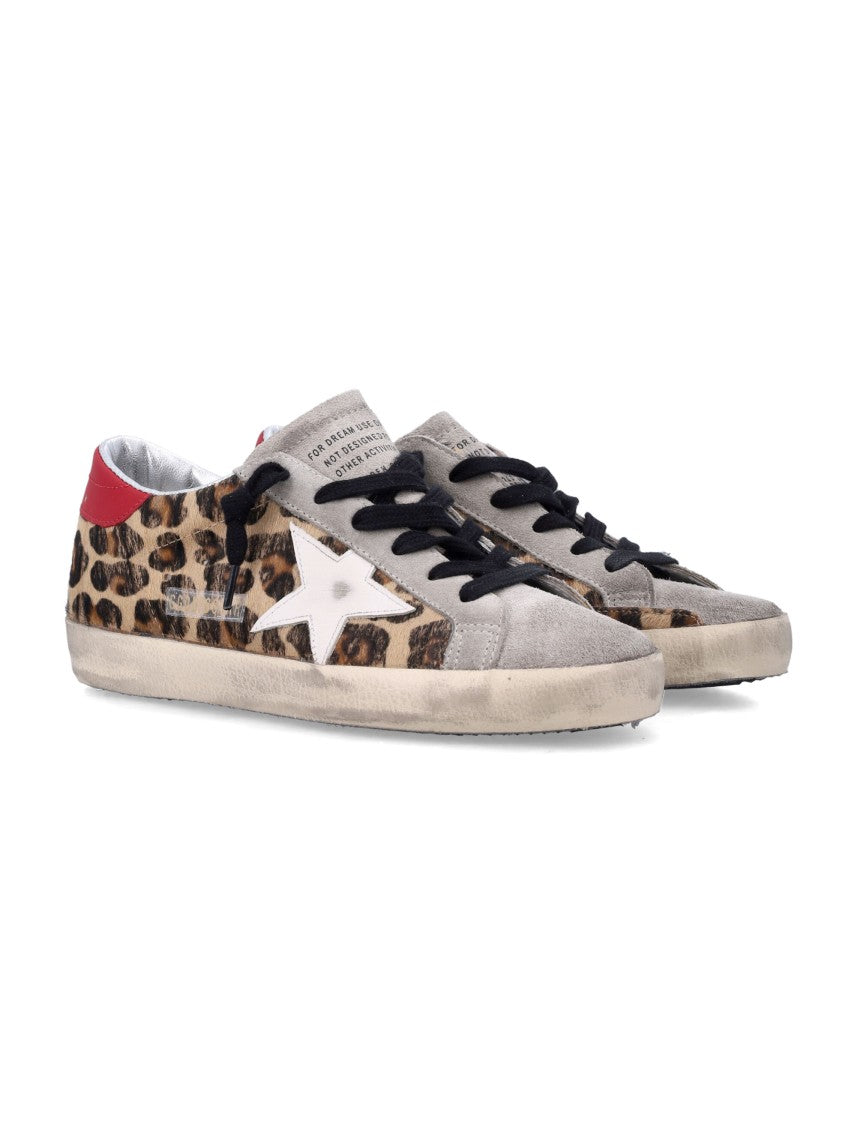 Golden Goose Golden Goose Super-Star Woman's Sneakers Leopard Print