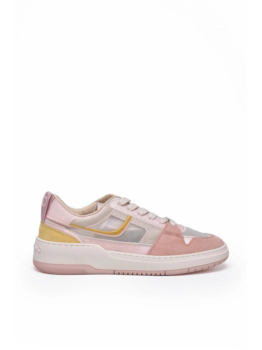 Ferragamo White 'Destiny' Leather Sneakers