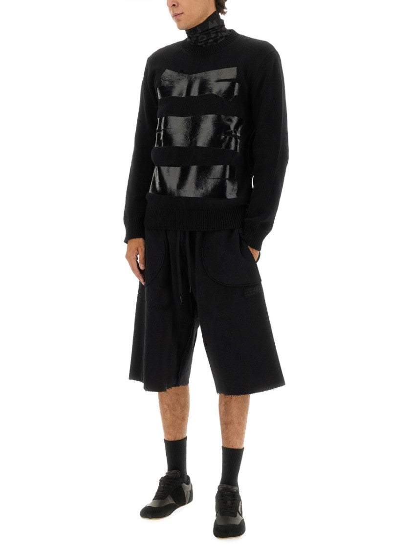 Mm6 By Maison Margiela Relaxed Fit Sweater With Tape Detail