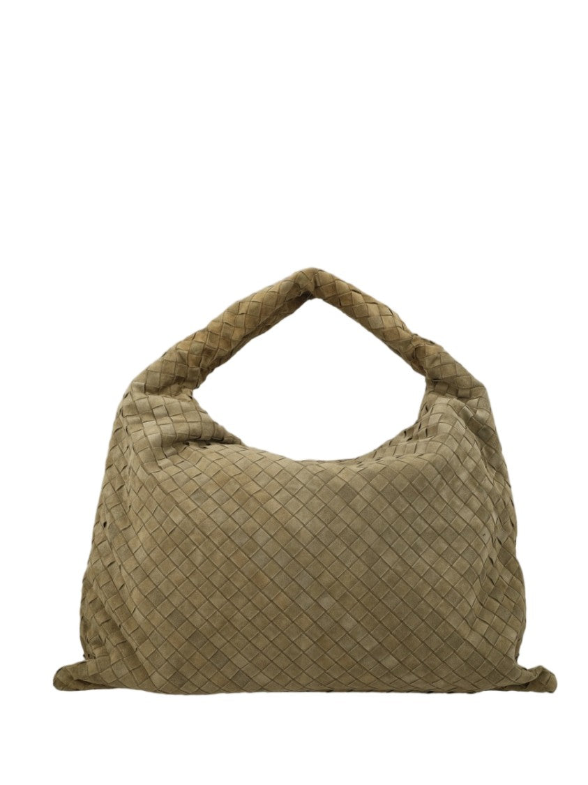 Bottega Veneta Large Woven Leather Shoulder Bag With Seamless Design