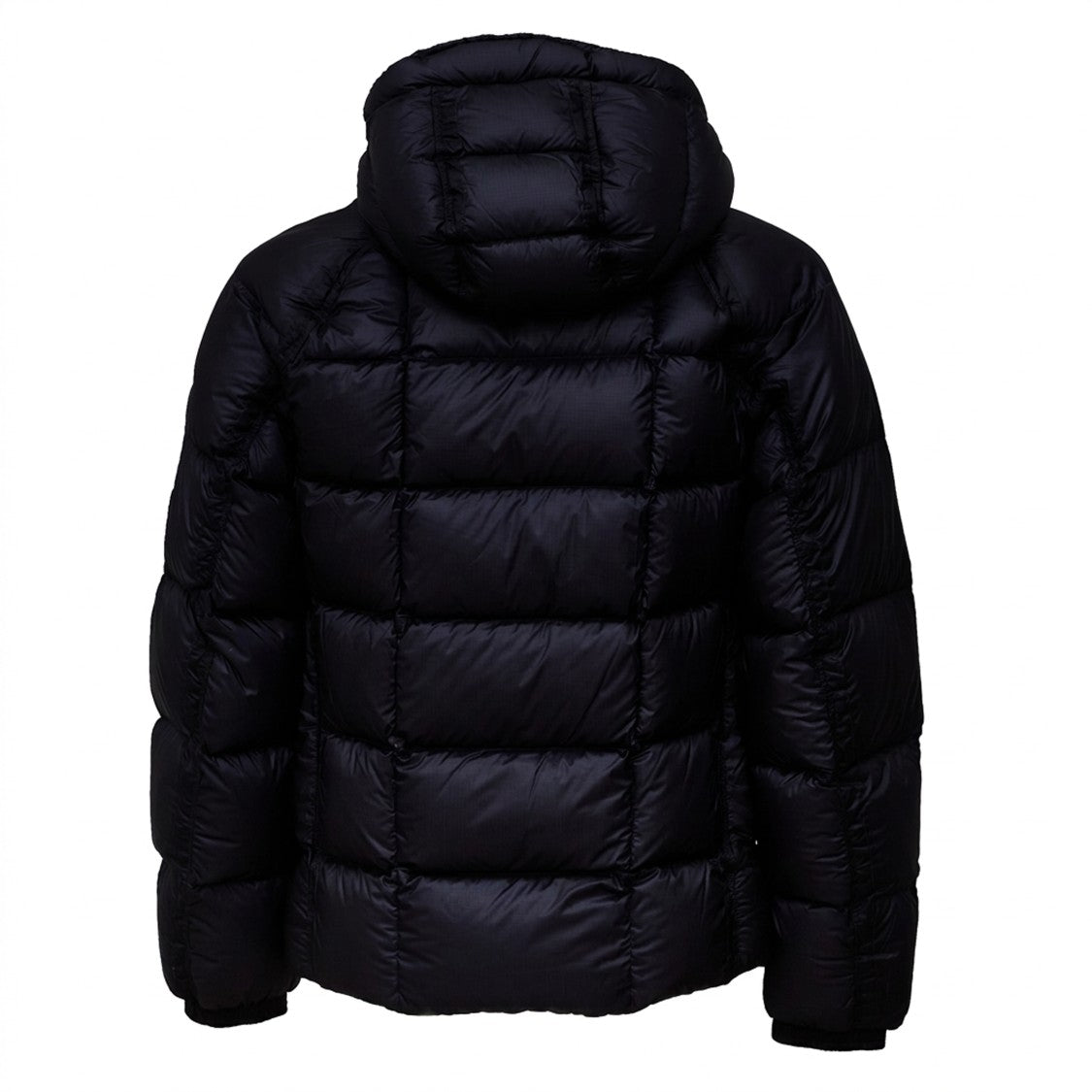 C.P. Company Hooded Down Jacket In D.D. Shell With Quilted Design