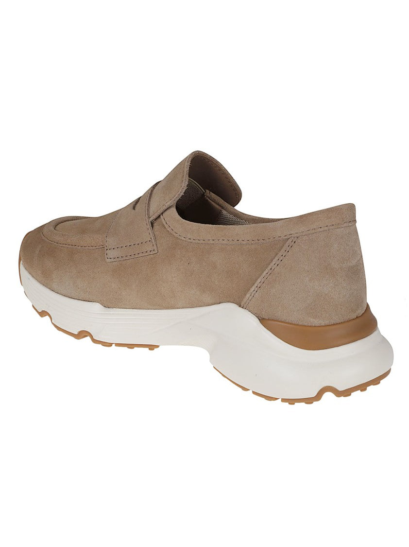 Tod's Suede Chunky Sole Loafers