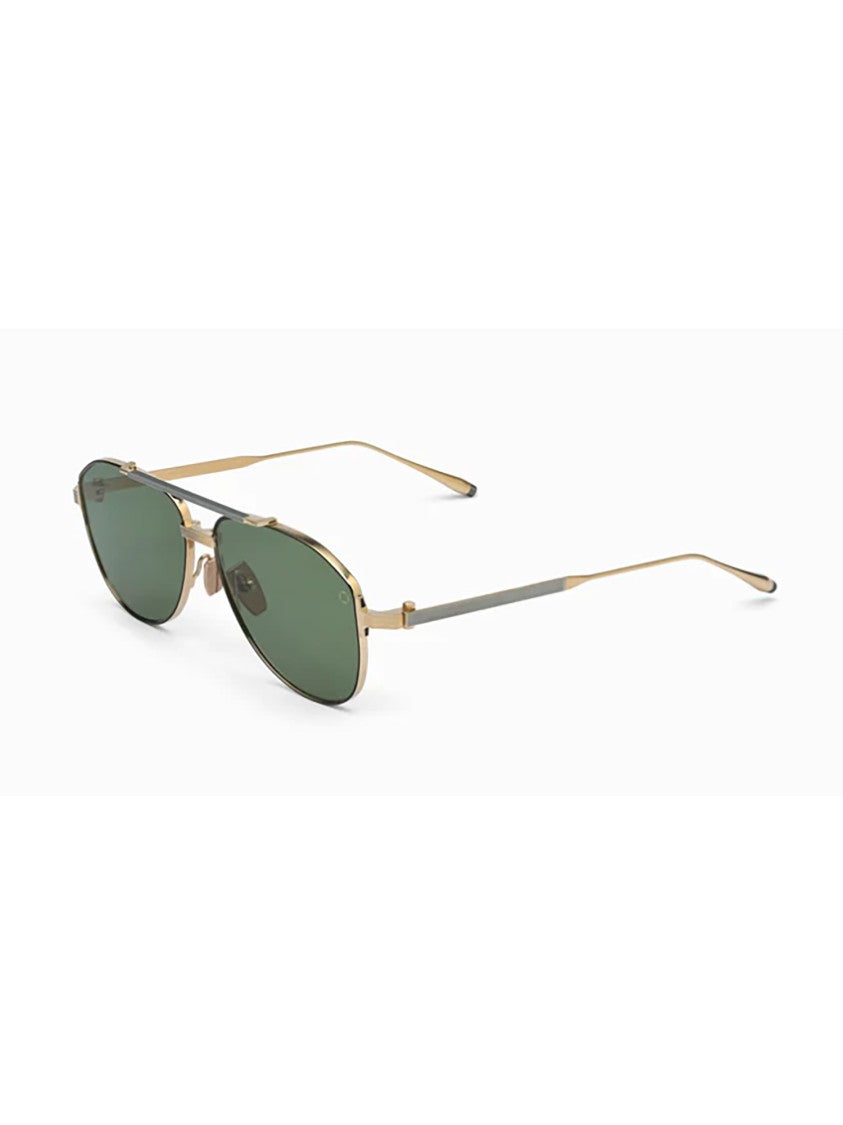 Akoni Helios Double Bridge Titanium Sunglasses