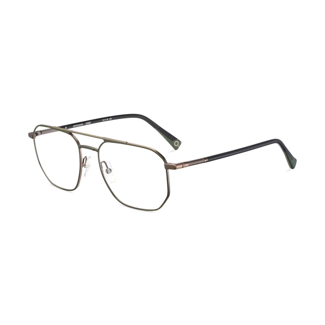 Etnia Barcelona Kingman Geometric Metal Frame Eyeglasses With Double Bridge