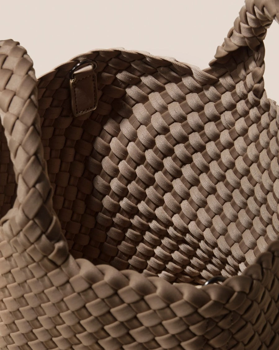 Naghedi Handwoven Neoprene Small Tote