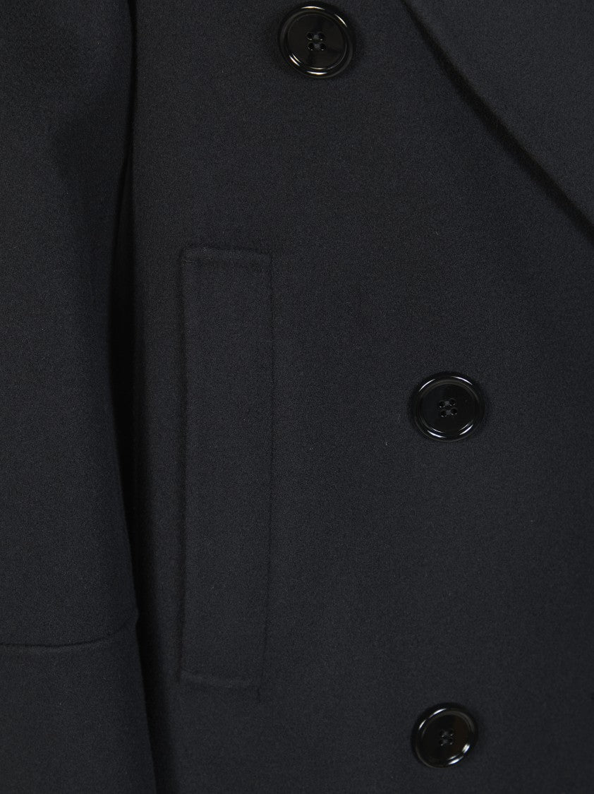 Max Mara Custodi Double Breasted Back Belt Coat