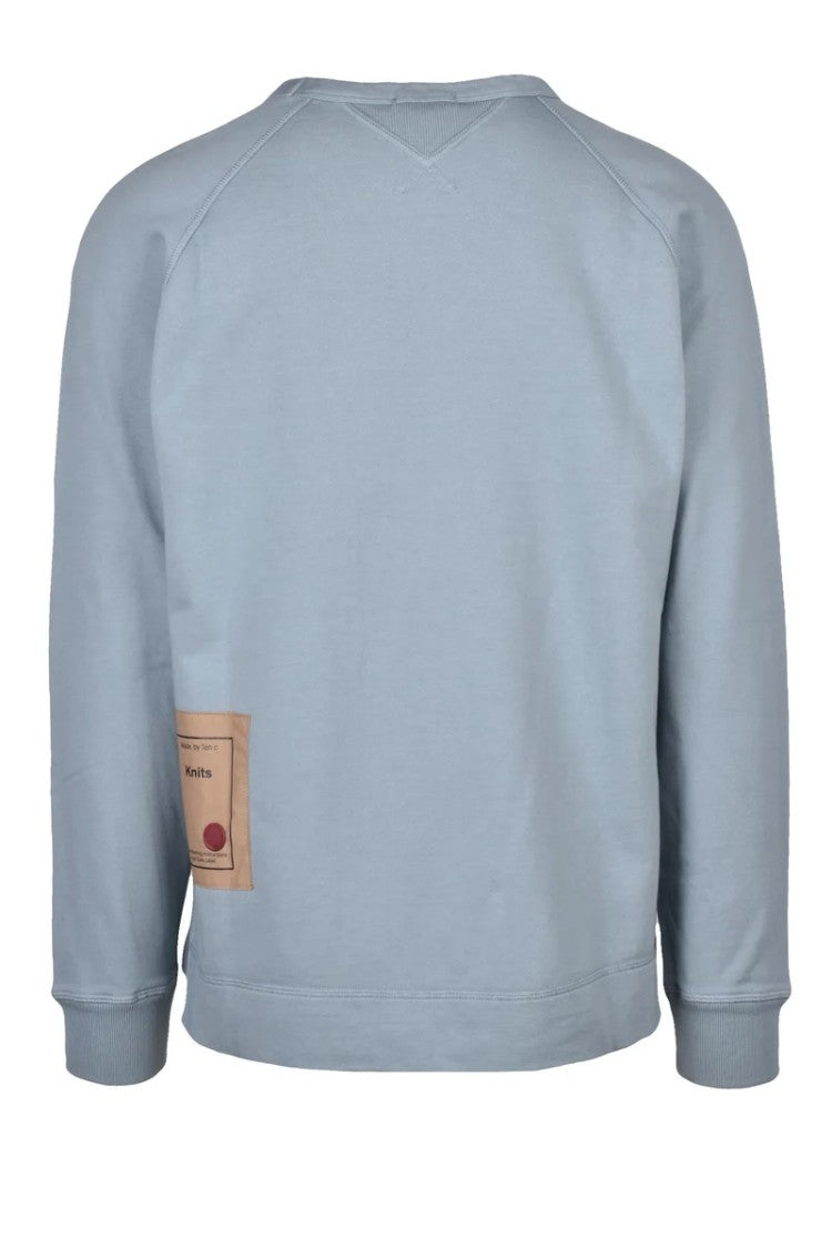 Ten C Crewneck Sweatshirt - Light Blue