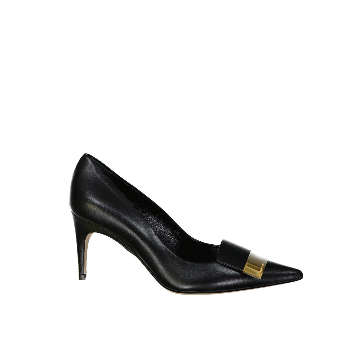 Sergio Rossi Sr Leather Pumps With Pointed Toe And Heel