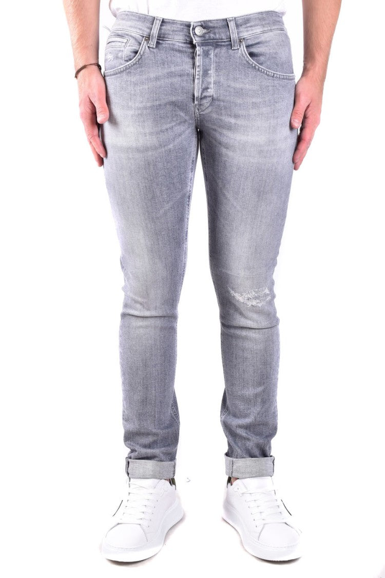Dondup Slim-Fit Grey Wash Denim Jeans