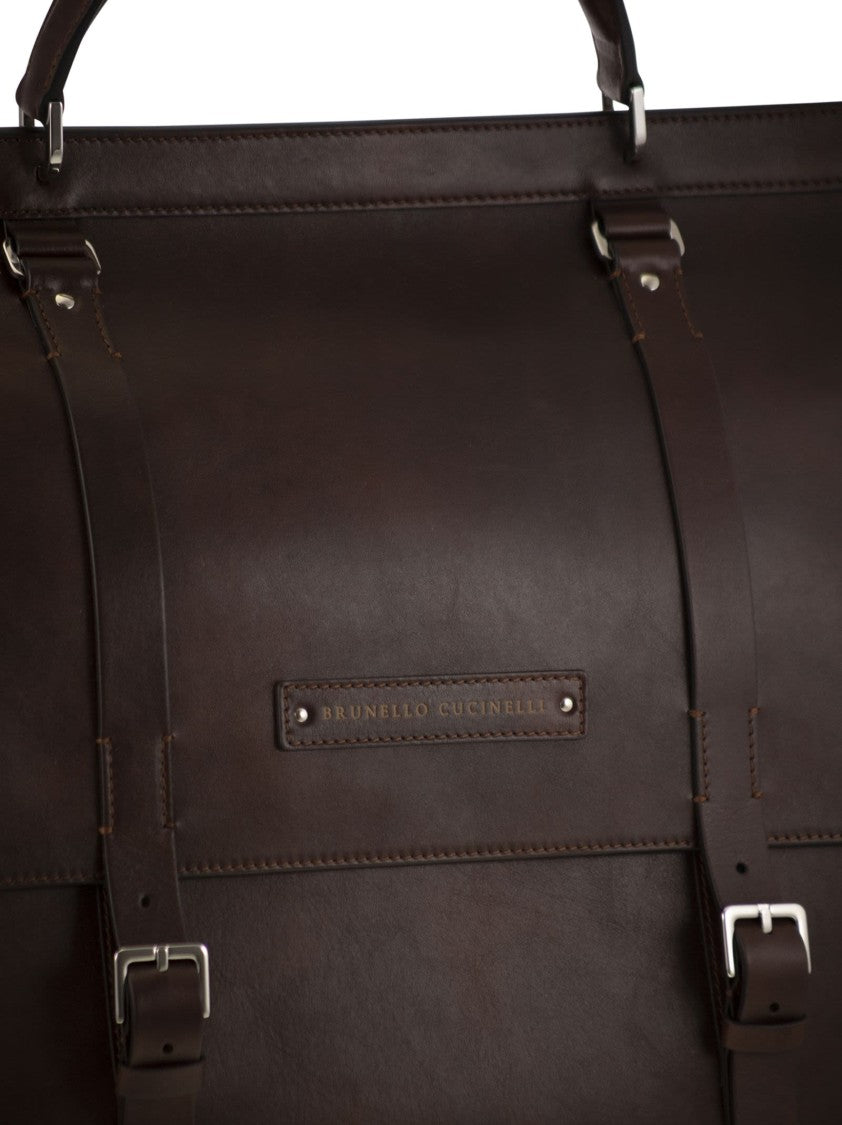 Brunello Cucinelli Casual Calfskin Briefcase