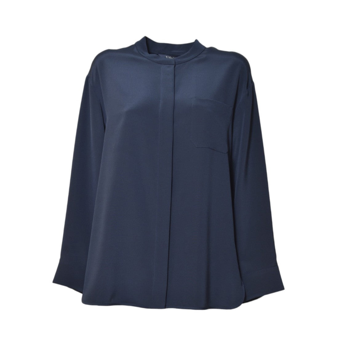 Max Mara Leticia Blue Silk Saharan Shirt '