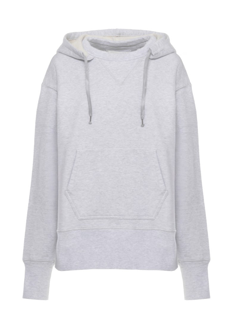 Maison Margiela Grey Cotton Kangaroo Hoodie