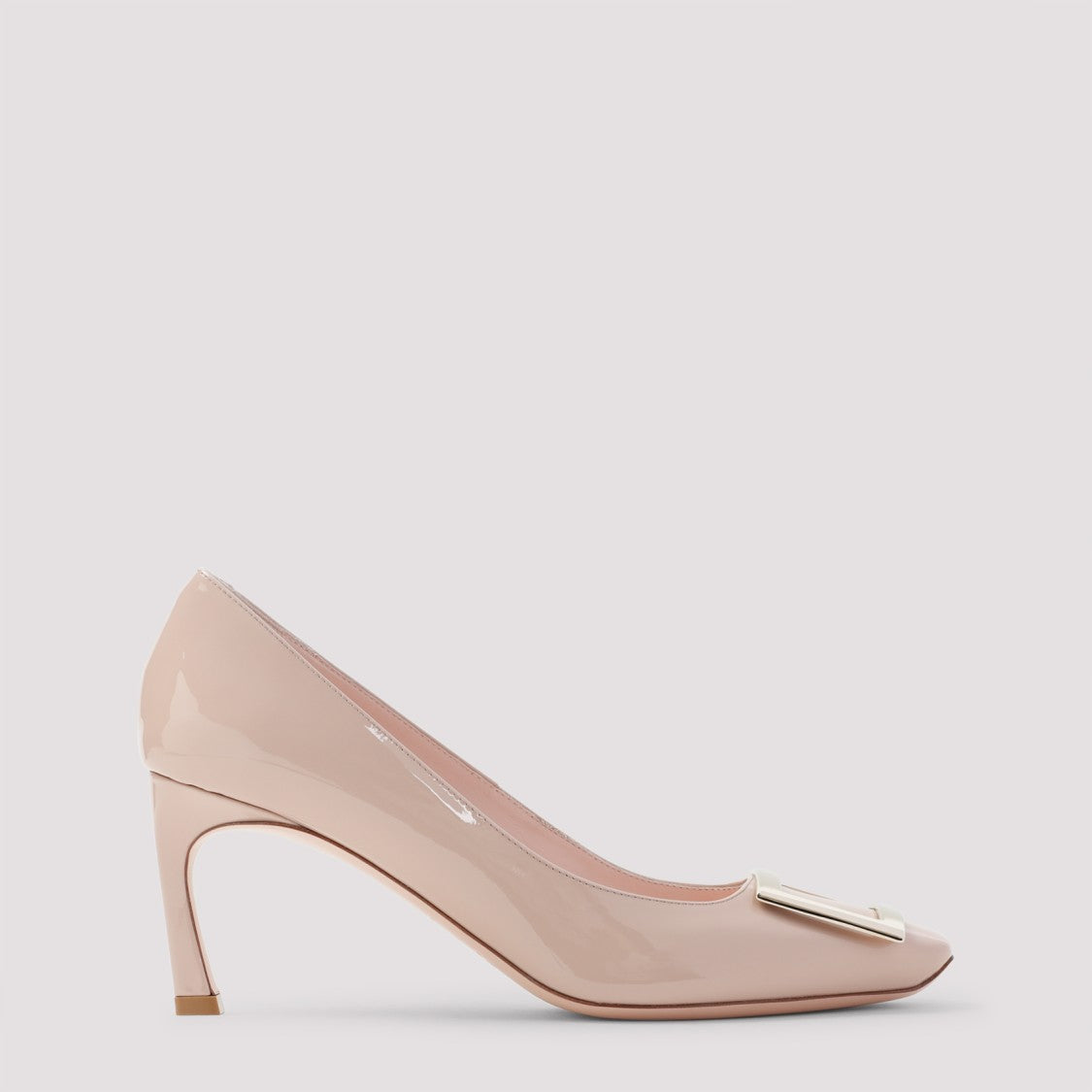 Roger Vivier Light Pink Calf Leather Pumps