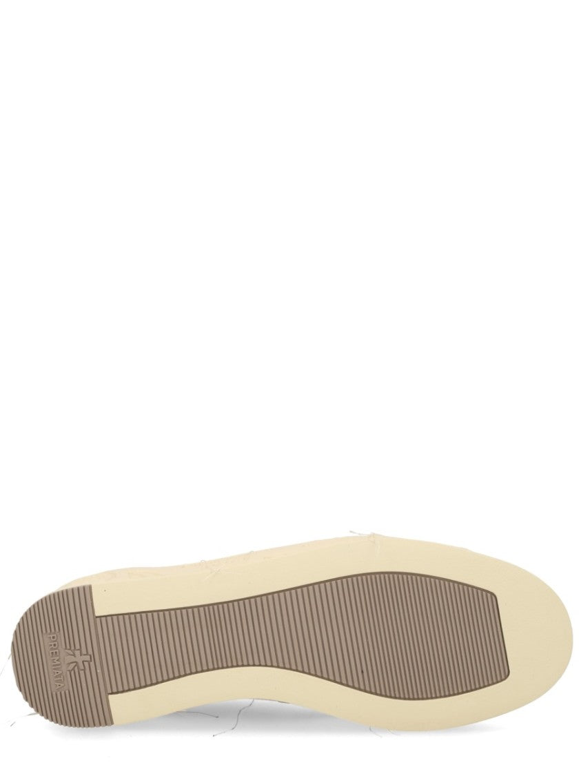 Premiata Vincent Black Calfskin Low Sneakers