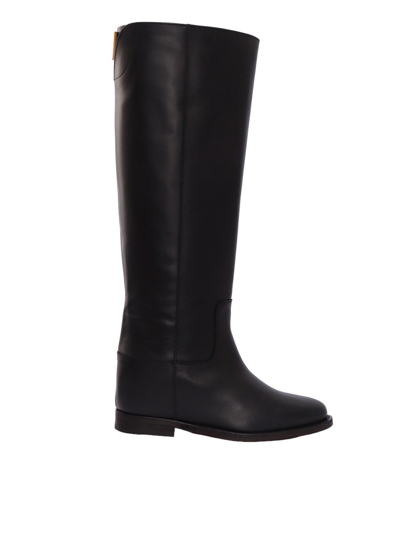Via Roma 15 St V Media Leather Boots