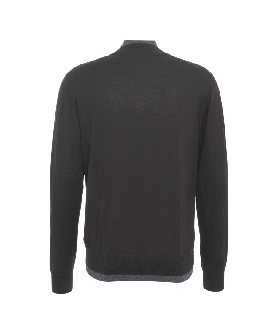 Paolo Pecora V-Neck Knit Sweater