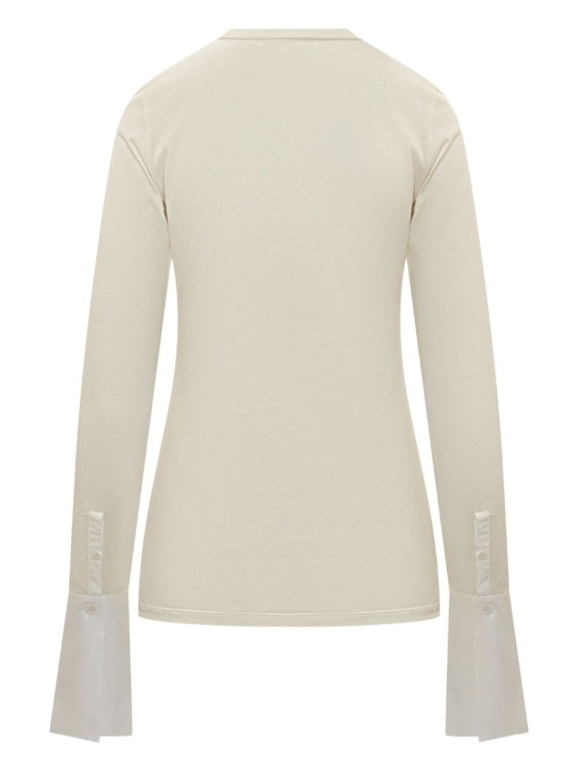 Darkpark Black Nora Long-Sleeved Cotton T-Shirt