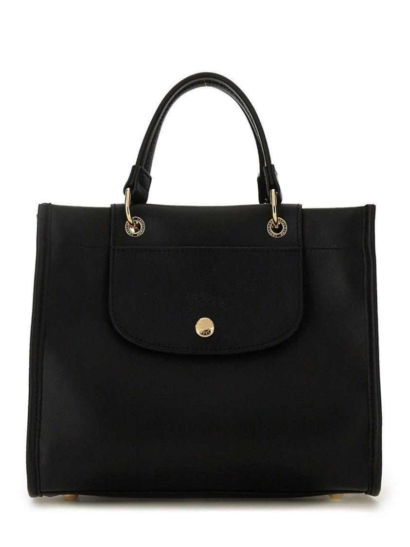 Longchamp Structured Leather Shoulder Bag