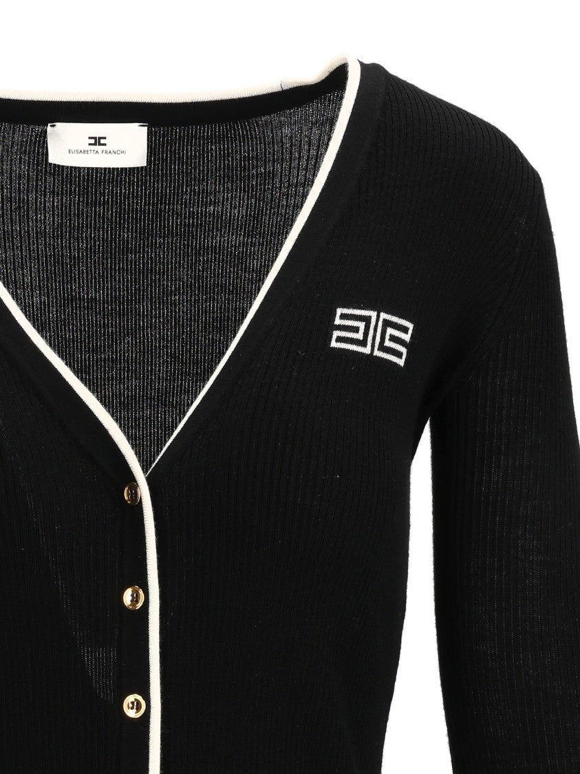 Elisabetta Franchi V-Neck Knit Tank Top