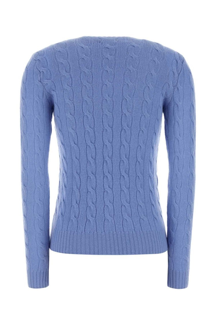 Polo Ralph Lauren Cerulean Blue Wool Blend Sweater