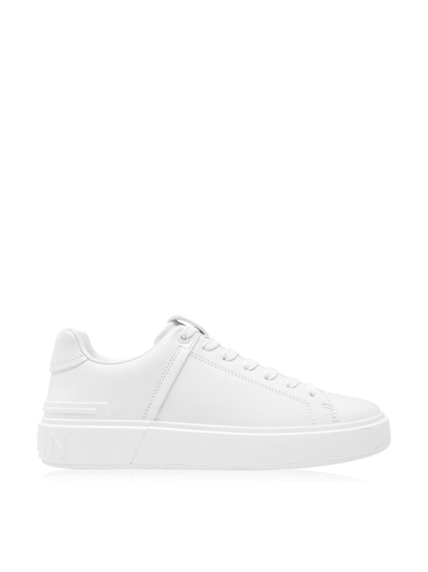 Balmain B Court Logo Low Top Sneakers
