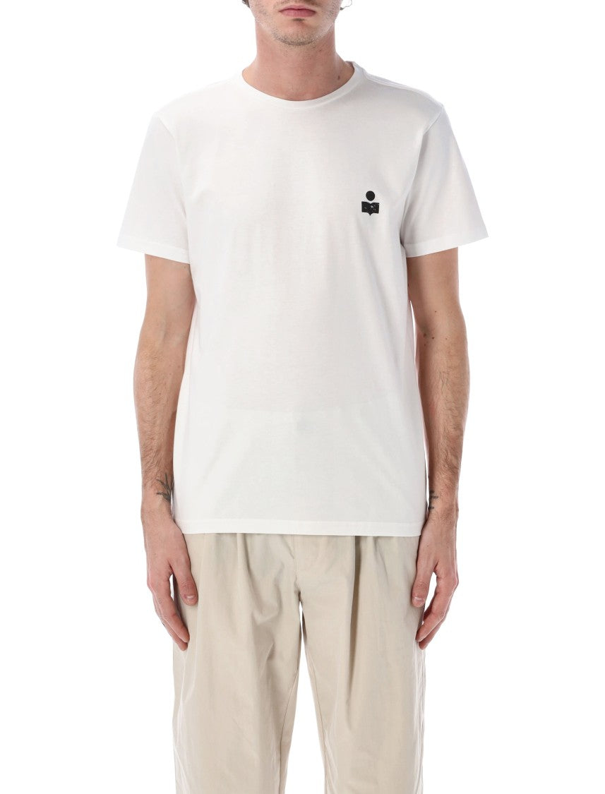 Isabel Marant Marant Zafferh Cotton Logo T-Shirt