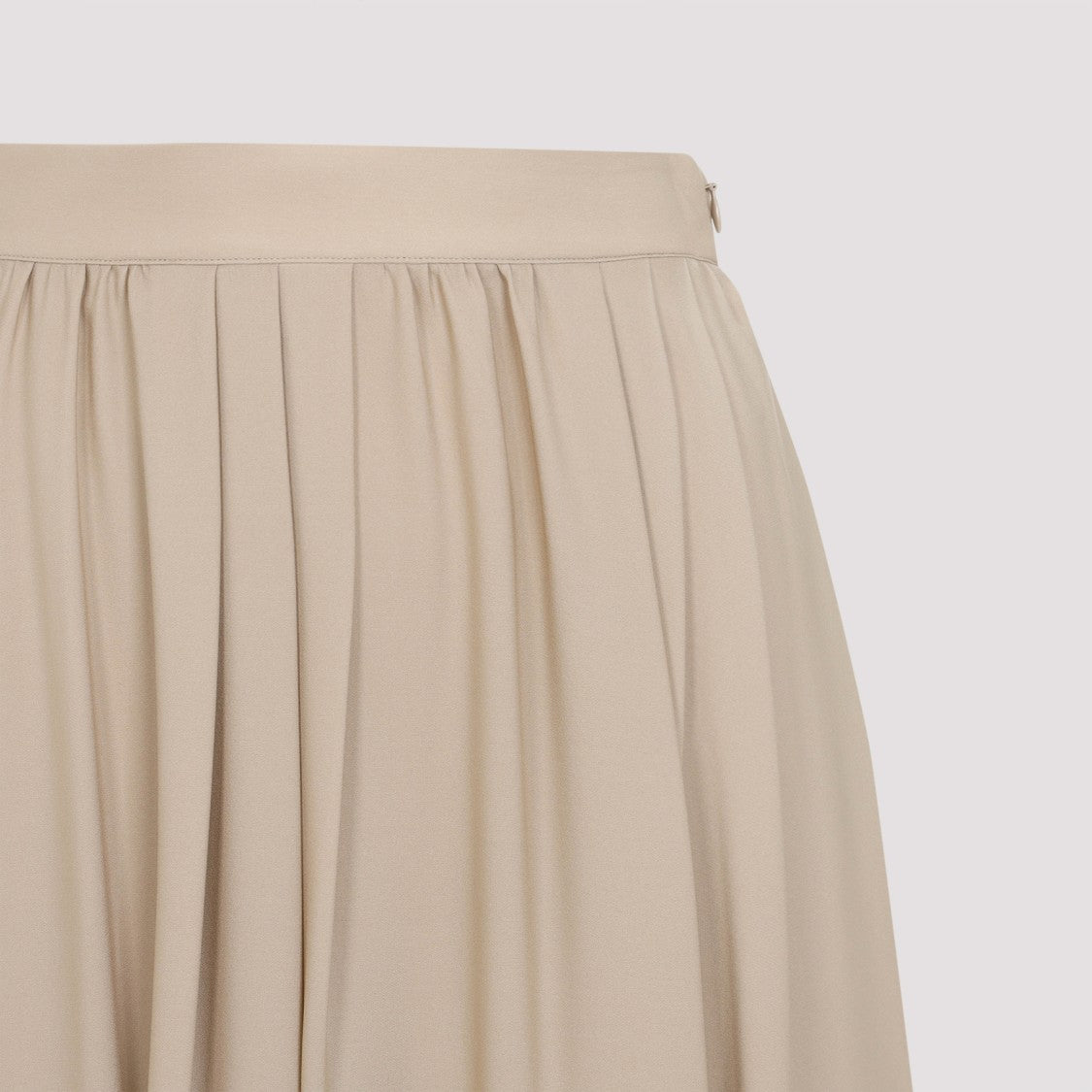 Polo Ralph Lauren Nude/Neutral Flowing Mulberry Silk Skirt
