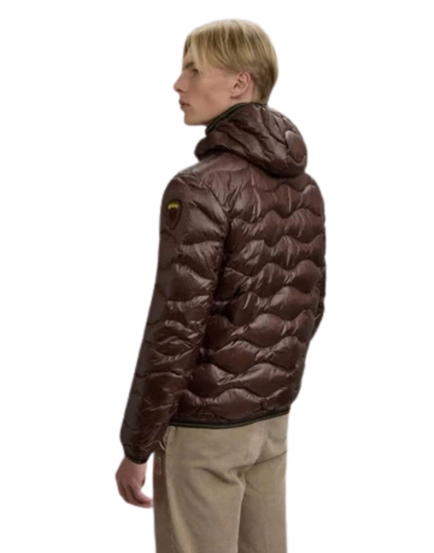 Blauer Crds 30B Hooded Quilted Puffer Down Jacket