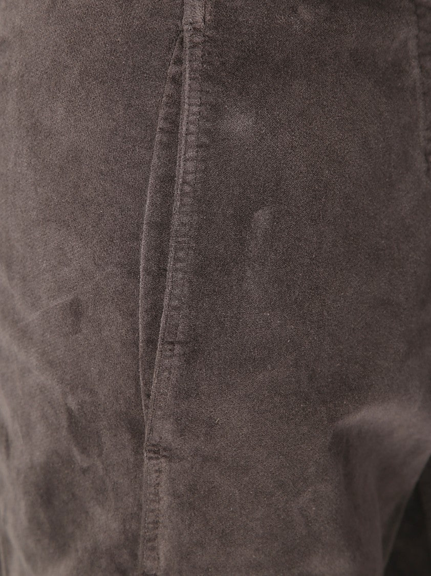 Stefano Mortari Straight Moleskin Trousers