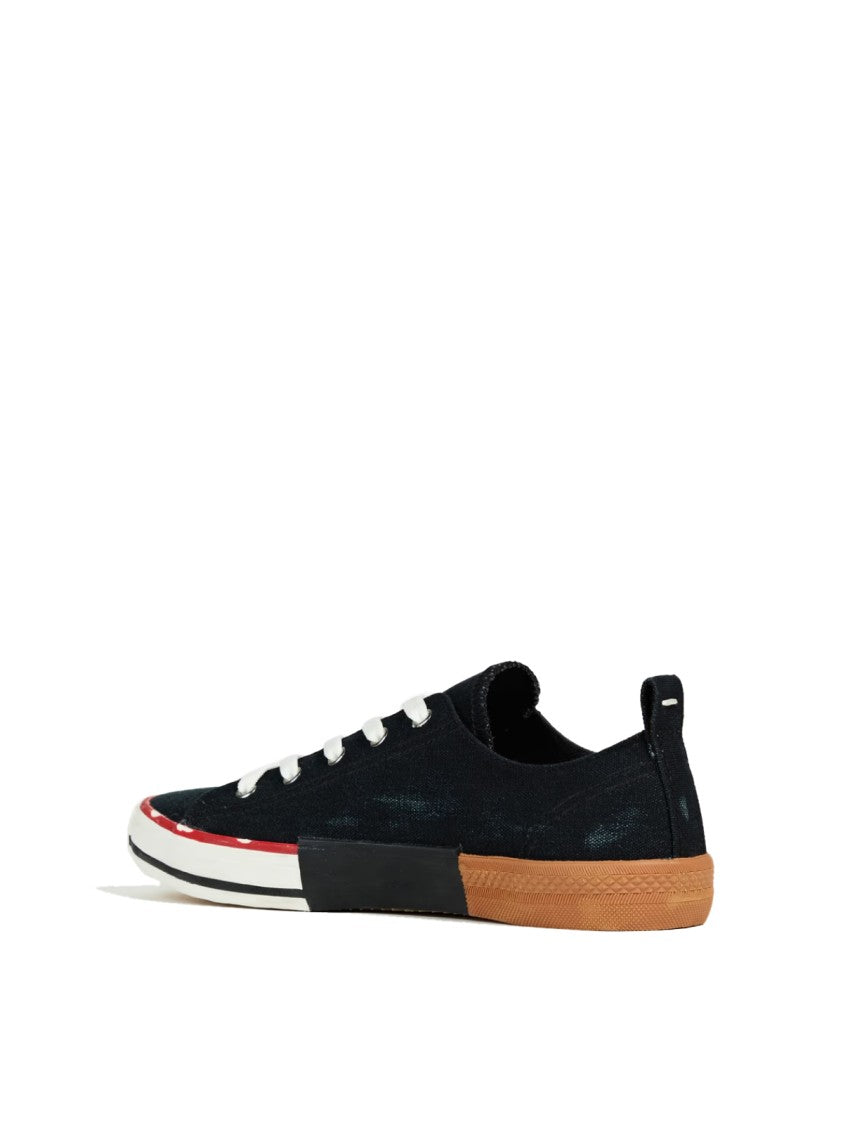 Maison Margiela Printed Logo Canvas Sneakers