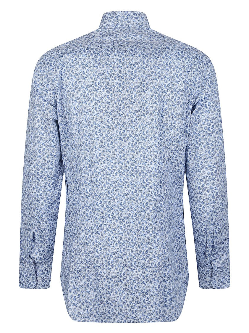 Etro Roma Long-Sleeve Paisley Cotton Shirt