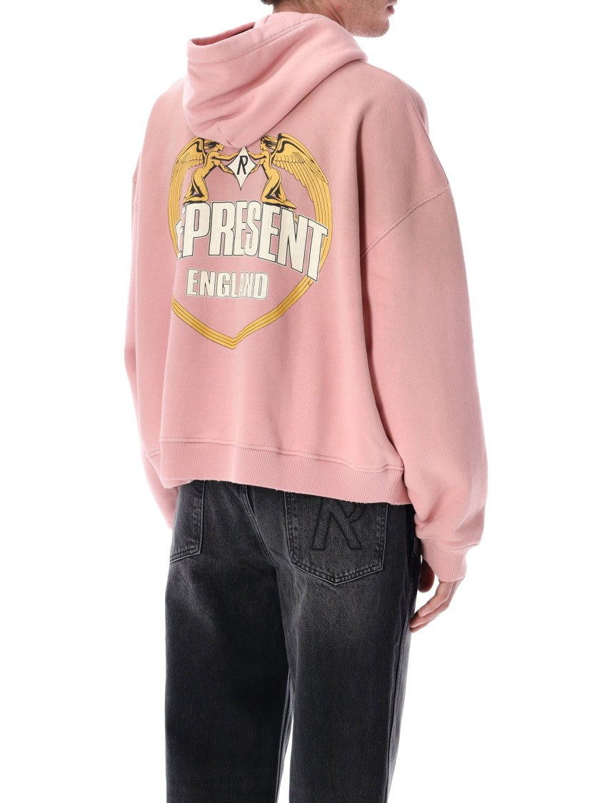 Represent Angel Border Boxy Cracked Hoodie
