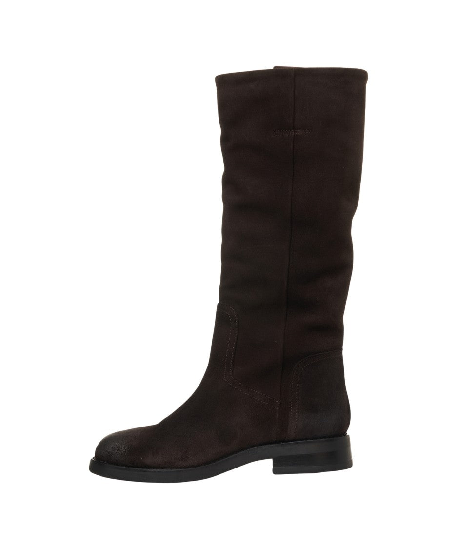 Curiosite Curiosite Ankle Boots In Luxurious Suede